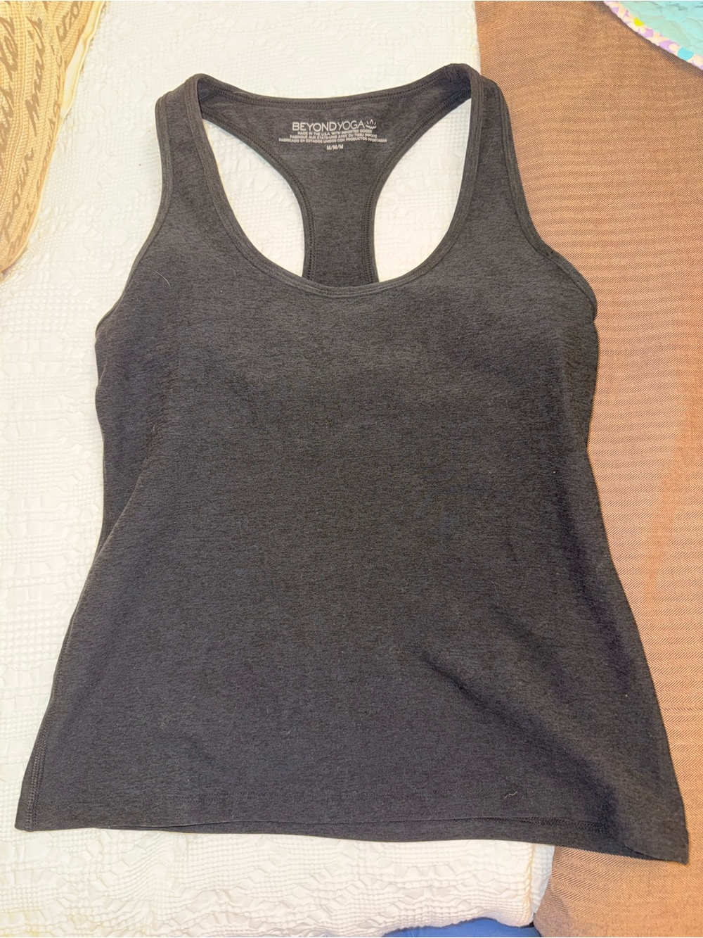 Beyond Yoga Black Racerback Tank Top - Sleek Stretch Fit